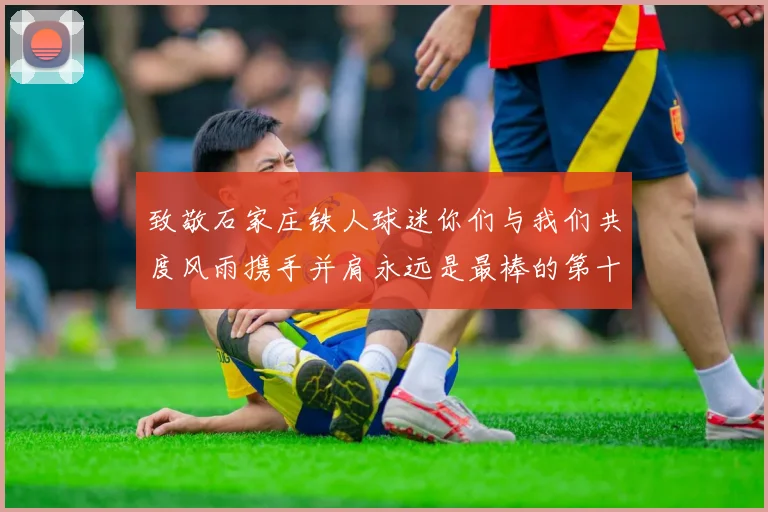 致敬石家庄铁人球迷你们与我们共度风雨携手并肩永远是最棒的第十二人