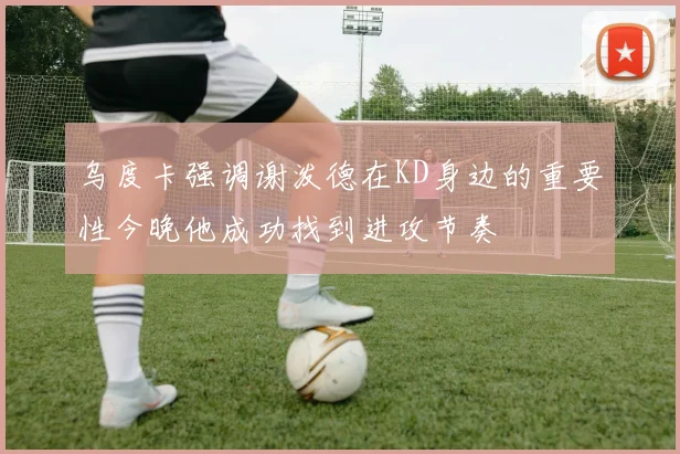 乌度卡强调谢泼德在KD身边的重要性今晚他成功找到进攻节奏