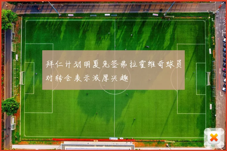拜仁计划明夏免签弗拉霍维奇球员对转会表示浓厚兴趣